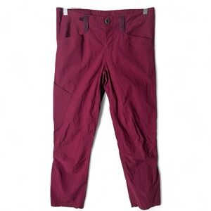 Patagonia Women’s Organic Cotton Stretch Hiking Pants‎ Burgundy Sz 6